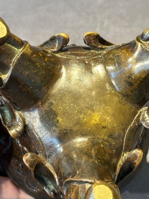 A fine Chinese tripod 'elephant' censer and cover, Ming — 照片 21