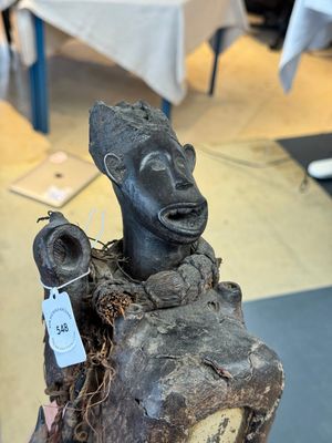 A fine Congolese fetish with a mirror, Democratic Republic of Congo — photo 17
