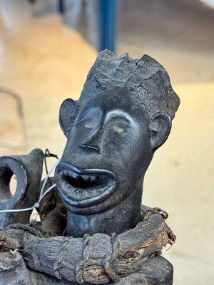 A fine Congolese fetish with a mirror, Democratic Republic of Congo — photo 18