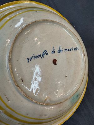 A fine Italian maiolica 'Banquet of Maritime Gods' dish, workshop of Domenico da Venezia, 3rd quarter 16th C. — photo 12