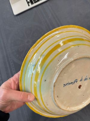 A fine Italian maiolica 'Triumph of the Sea Gods' dish, probably workshop of Orazio Fontana, Urbino, 3rd quarter 16th C. — photo 8