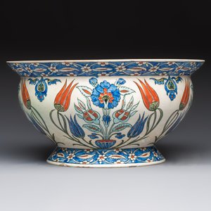 A fine Iznik-style footed bowl, Samson, Paris, 19th C. — photo 2