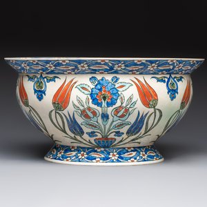 A fine Iznik-style footed bowl, Samson, Paris, 19th C. — photo 4