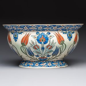 A fine Iznik-style footed bowl, Samson, Paris, 19th C. — photo 5