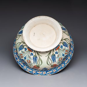 A fine Iznik-style footed bowl, Samson, Paris, 19th C. — photo 7