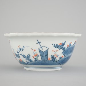 A fine Japanese porcelain Kakiemon bowl, 18th C. — foto 2