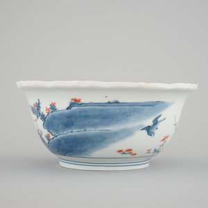 A fine Japanese porcelain Kakiemon bowl, 18th C. — foto 3