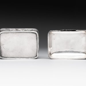A fine Japanese silver 'Dragon' box, 19th C. — photo 8