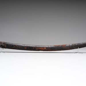 A fine Mughal silver-damascened tulwar with scabbard, India, 19th C. — photo 4
