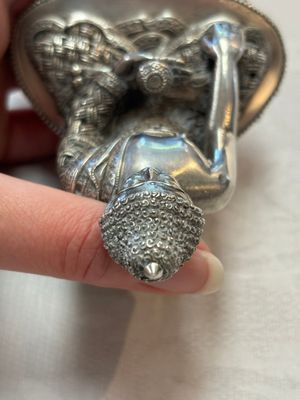 A fine Nepalese silver Buddha, 20th C. — 照片 5