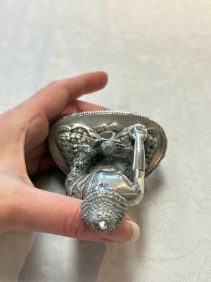 A fine Nepalese silver Buddha, 20th C. — 照片 6