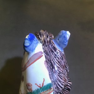 A fine pair of polychrome petit feu and gilded Dutch Delft models of horses, 1st half 18th C. — 照片 22