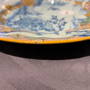 A fine polychrome mixed technique Dutch Delft 'pastoral' plate, 18th C. — 照片 7