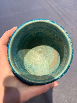 A fine Raqqa turquoise-glazed striped jar, Syria, 13th C. — photo 5
