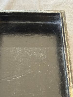 A fine rectangular Chinese lacquered and painted wooden box, signed Fen Yang Fu 汾陽府, dated 1669 — photo 19