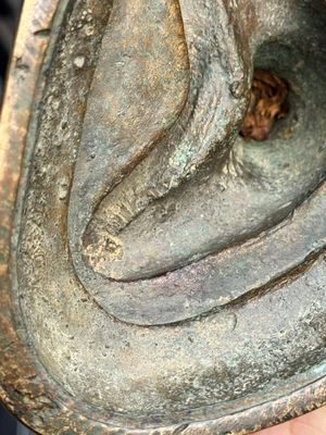 A fine Sino-Tibetan turquoise- and coral-inlaid gilt-bronze Buddha Maitreya, Kangxi — 照片 43