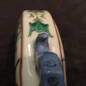 A fine small Chinese famille rose moon flask, early 19th C. — 照片 9
