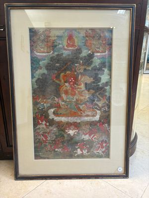 A fine Tibetan 'Begtse Chen' thangka, 18th C. — photo 1