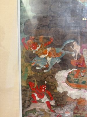 A fine Tibetan 'Begtse Chen' thangka, 18th C. — photo 11