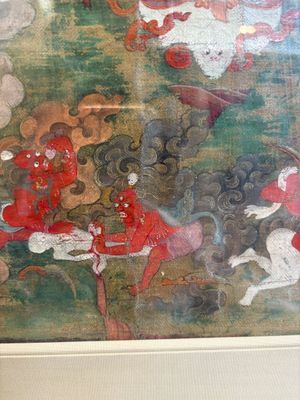 A fine Tibetan 'Begtse Chen' thangka, 18th C. — photo 15