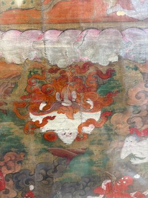 A fine Tibetan 'Begtse Chen' thangka, 18th C. — photo 16