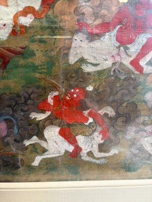 A fine Tibetan 'Begtse Chen' thangka, 18th C. — photo 17