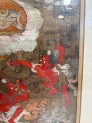 A fine Tibetan 'Begtse Chen' thangka, 18th C. — photo 19