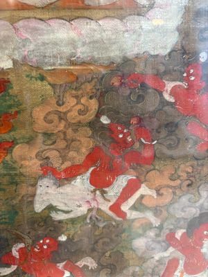 A fine Tibetan 'Begtse Chen' thangka, 18th C. — photo 20