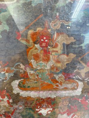 A fine Tibetan 'Begtse Chen' thangka, 18th C. — photo 6