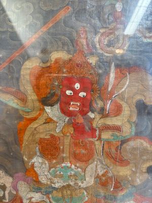 A fine Tibetan 'Begtse Chen' thangka, 18th C. — photo 7