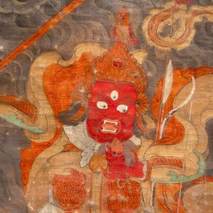 A fine Tibetan 'Begtse Chen' thangka, 18th C. — photo 3