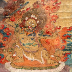 A fine Tibetan 'Begtse Chen' thangka, 18th C. — photo 5
