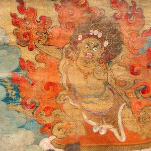 A fine Tibetan 'Begtse Chen' thangka, 18th C. — photo 6