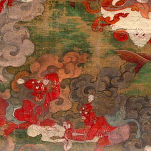 A fine Tibetan 'Begtse Chen' thangka, 18th C. — photo 10