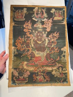 A fine Tibetan 'Vajrabhairava' thangka, 18/19th C. — foto 1