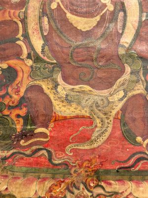A fine Tibetan 'Vajrabhairava' thangka, 18/19th C. — foto 11