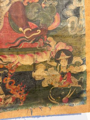 A fine Tibetan 'Vajrabhairava' thangka, 18/19th C. — foto 9