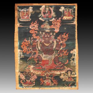 A fine Tibetan 'Vajrabhairava' thangka, 18/19th C. — foto 1