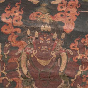 A fine Tibetan 'Vajrabhairava' thangka, 18/19th C. — foto 4