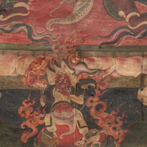 A fine Tibetan 'Vajrabhairava' thangka, 18/19th C. — foto 6