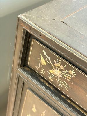 A fine Vietnamese mother-of-pearl-inlaid wooden cabinet, 19th C. — photo 2