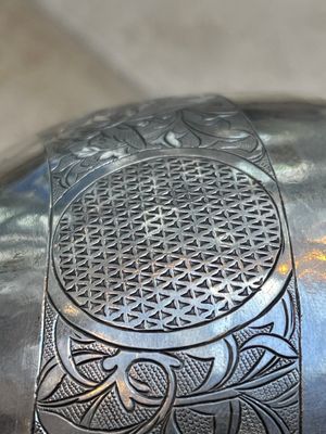 A fine Vietnamese silver bowl and saucer, Lei 雷 mark, 19th C. — photo 12