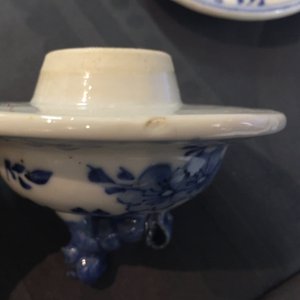 A five-piece Chinese blue and white garniture with dragons, 19th C. — 照片 11