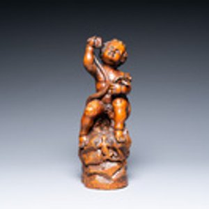 A Flemish boxwood figure of the young Hercules, probably Antwerp, 17th C. — photo 2