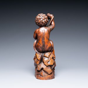 A Flemish boxwood figure of the young Hercules, probably Antwerp, 17th C. — photo 4
