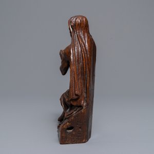 A Flemish carved oak retable fragment depicting Lazarus, 1st half 16th C. — 照片 3
