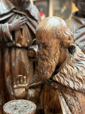 A Flemish carved wooden 'Adoration of the Magi' group, 18th C. — 照片 13