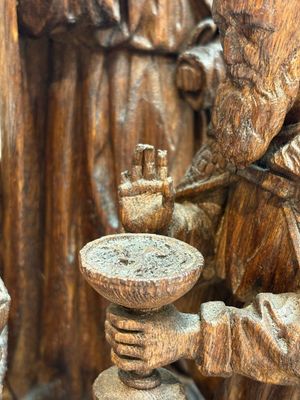 A Flemish carved wooden 'Adoration of the Magi' group, 18th C. — 照片 14