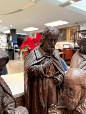 A Flemish carved wooden 'Adoration of the Magi' group, 18th C. — 照片 10