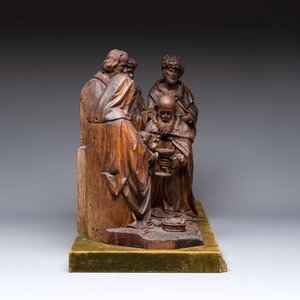 A Flemish carved wooden 'Adoration of the Magi' group, 18th C. — 照片 5
